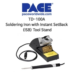 PACE 페이스 TD-100A Soldering Iron with Instant SetBack (ISB) Tool Stand (6993-0319-P1)